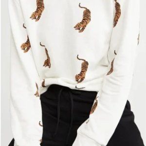 monrow tiger sweatshirt